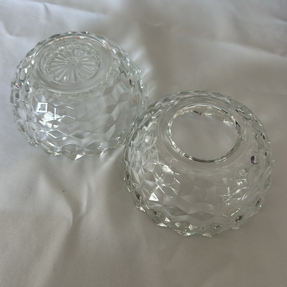 Vintage Fostoria Crystal Fairy Lamp - Picture 3 of 3